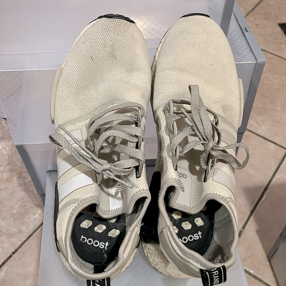 Adidas NMD R1 tan cream size 10